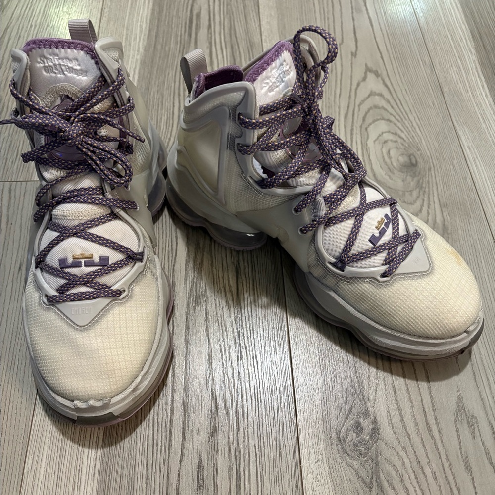 Nike LeBron 19 XIX Strive For Greatness Basketball Shoes Purple Canyon Size 7